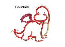 Stickdatei - Knuffeldrachen Paulchen